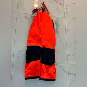 Helly Hansen Orange and Navy Snow Ski Bib Overalls